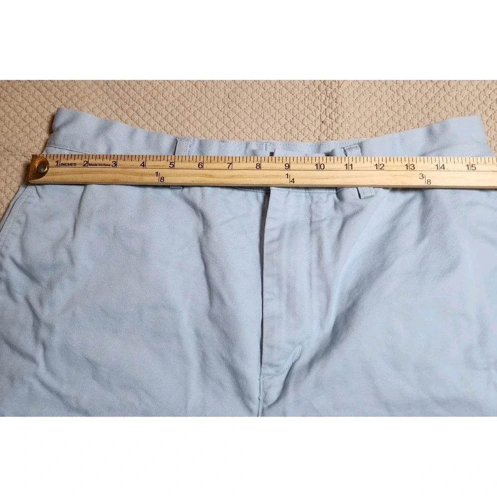 Vineyard Vines By Shep & Ian Chino Shorts Mens 33 Light Blue Regular Fit Pocket